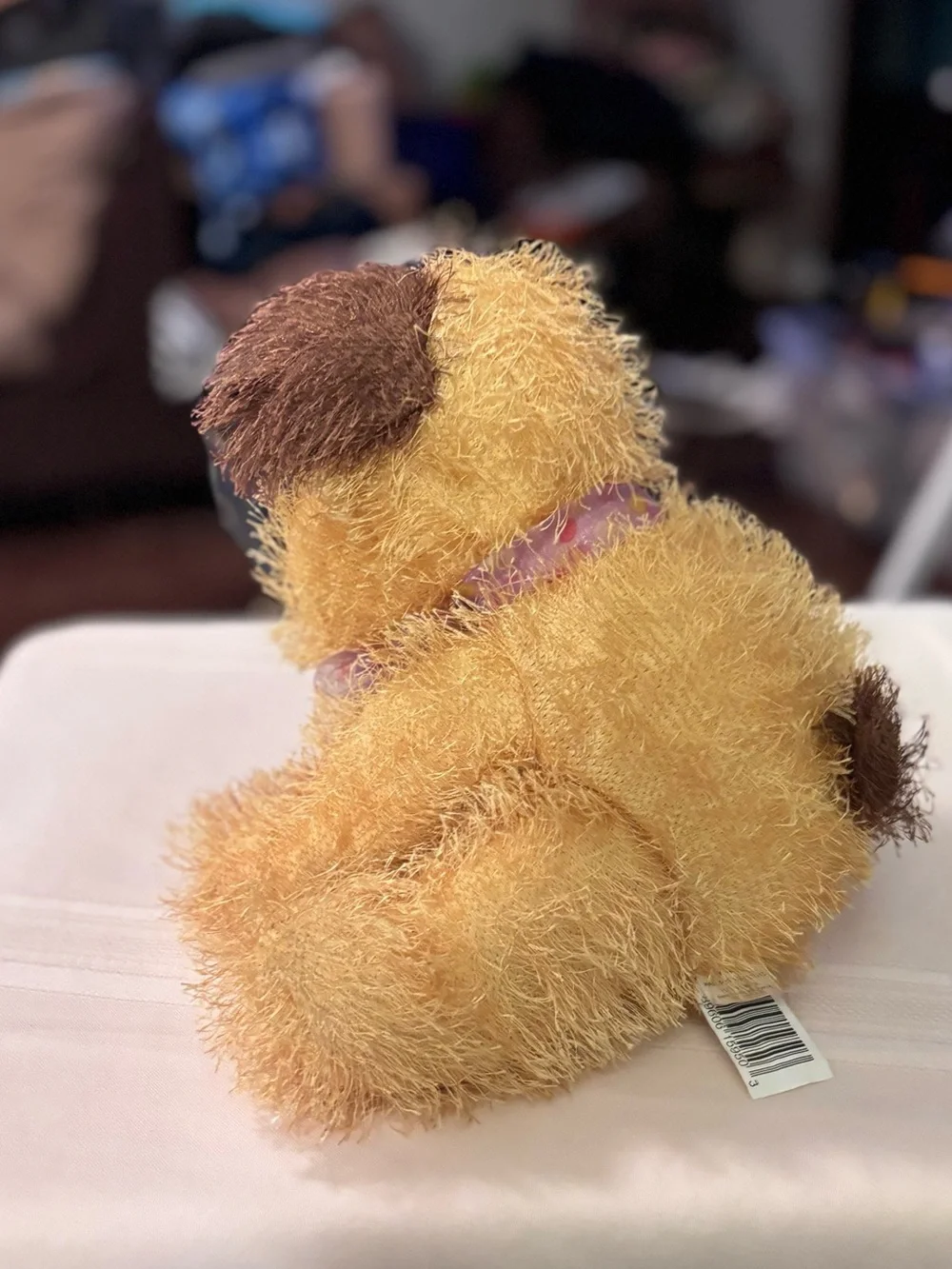 Brown and tan stuffed dog toy #dog #stuffedtoy #plushie
